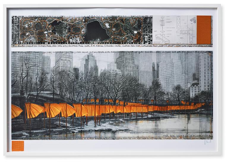 Christo & Jeanne-Claude, "The Gates, Central Park, New York".