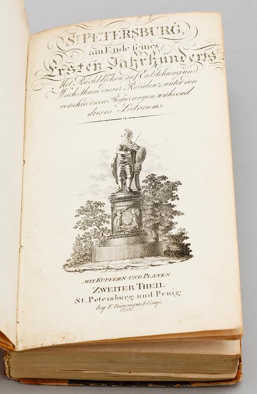 BOK, St Petersburg am ende seines ersten jahrhunderts...", H. von Reimers, zweiter theil, St Petersburg und Penig 1805.