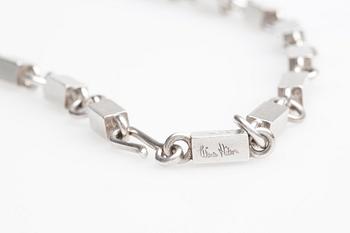 COLLIER, Wiwen Nilsson, Lund, 1969. Sterlingsilver.