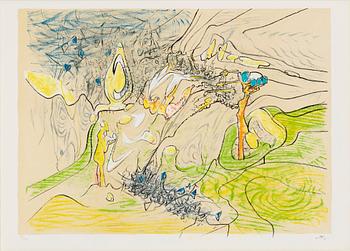 ROBERTO MATTA, a signed and numbered portfolio "5 lithographies".