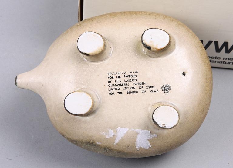 FIGURIN, stengods, Lisa Larson för Nordiska Kompaniet i samarbete med WWF, 1975-81.