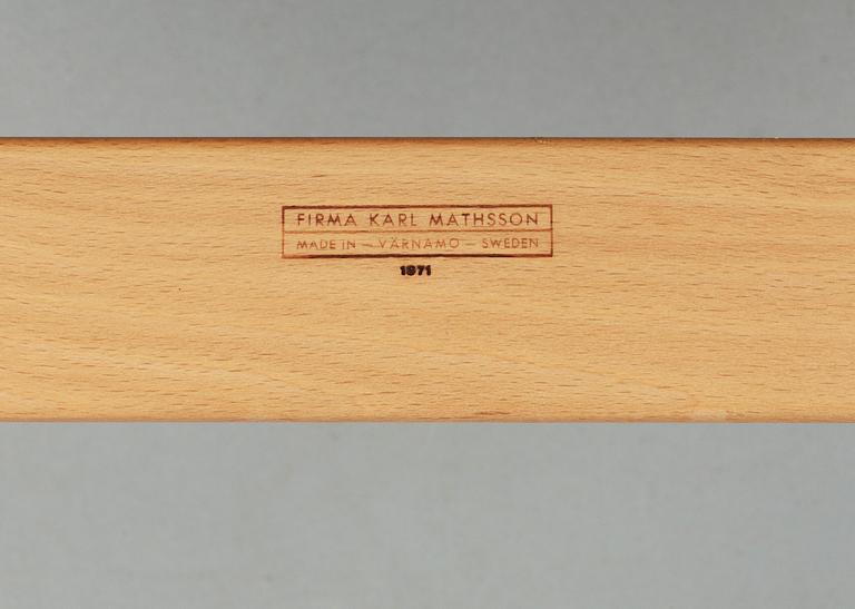 FÅTÖLJER, ett par. "Eva", Bruno Mathsson.