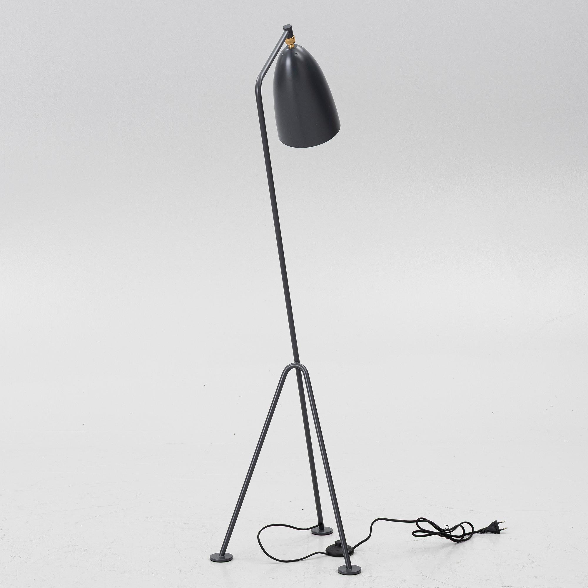 Greta Magnusson Grossman, Floor lamp, 'Grasshopper', GUBI, Denmark.