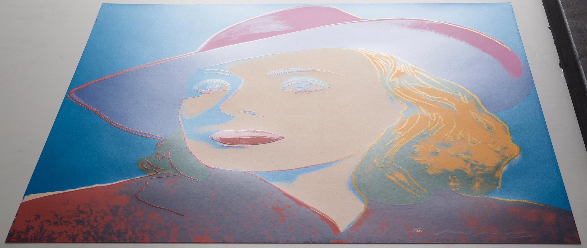 Andy Warhol, "Three portraits of Ingrid Bergman by Andy Warhol".