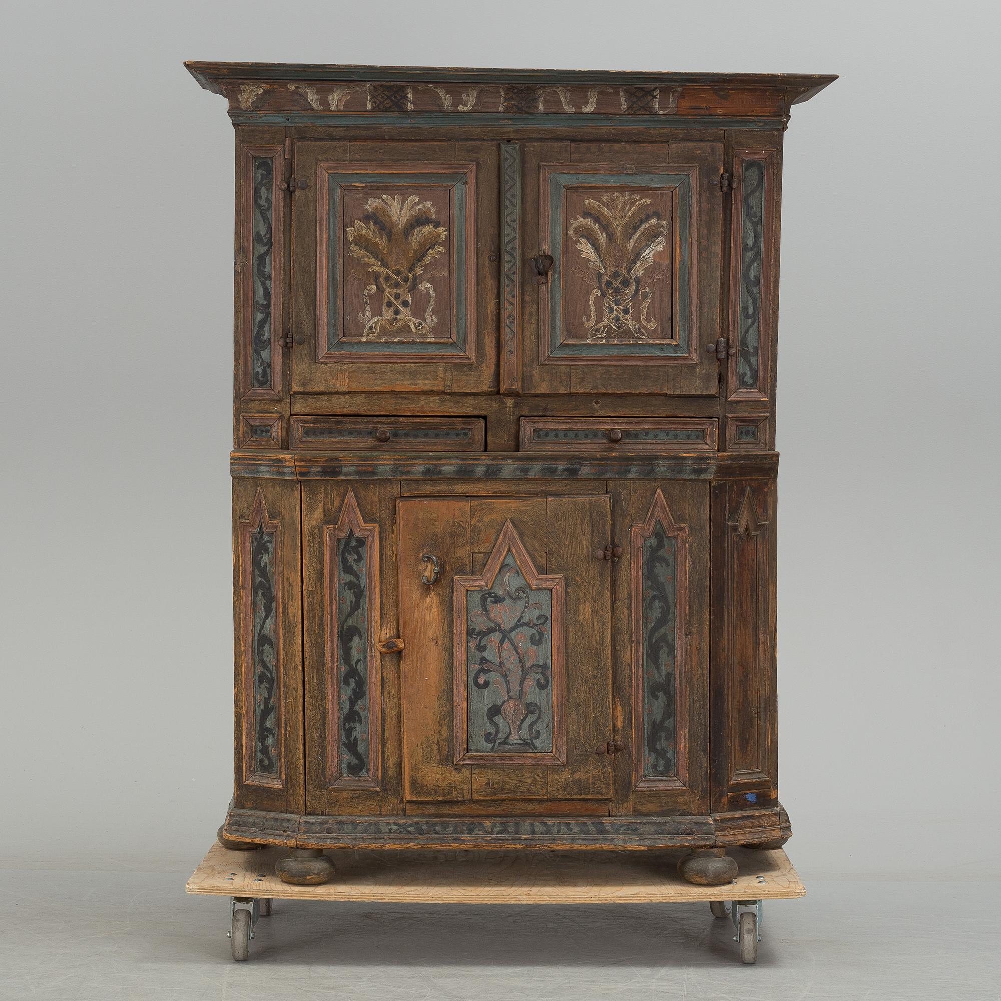 A Swedish cabinet. Second half of the 18th century.