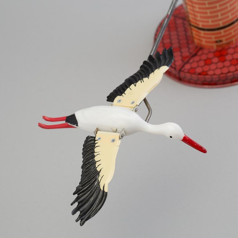 a German tin toy from the middle of the 20th century.