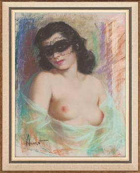 Giovanni Alico · GIOVANNI ALICO, pastell, sign.