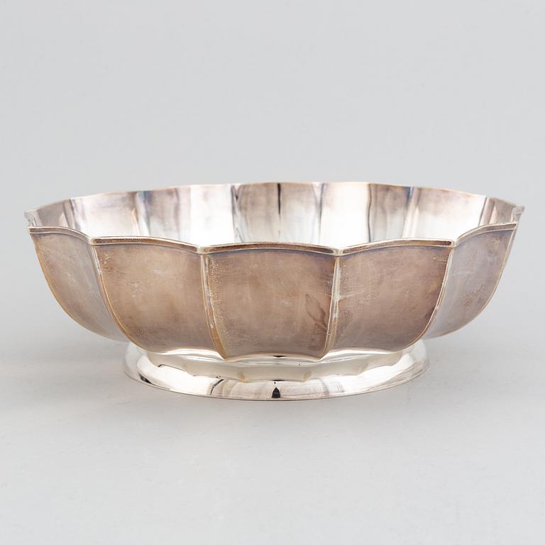 A 20th century silver bowl, swedish import mark.