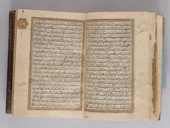 QURAN. Constantinople 1716. Height 15,5 x 11,5 cm.