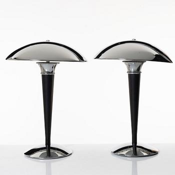 Table lamps, a pair, Dakapo, Ikea, 1993.
