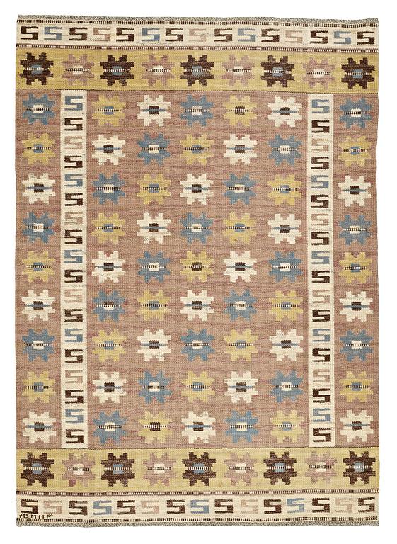 Märta Måås-Fjetterström, MATTO, "Kryptans matta" ("Sipporna"), flat weave, ca 252,5 x 178,5 cm, signed AB MMF.