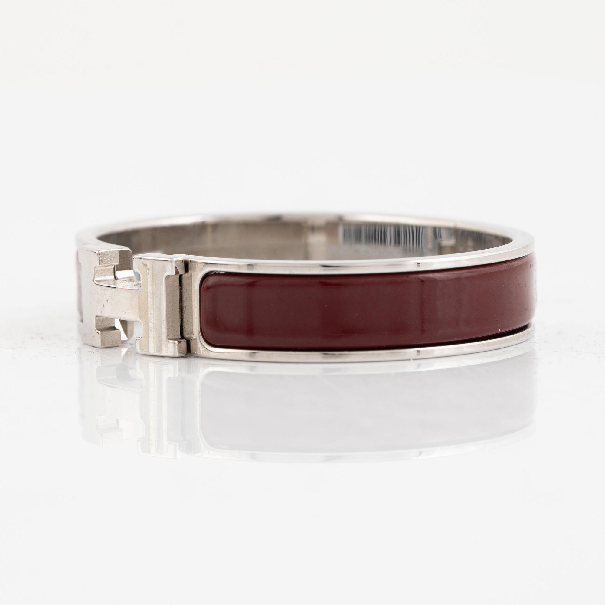 Hermès, "Clic H" PM bracelet.