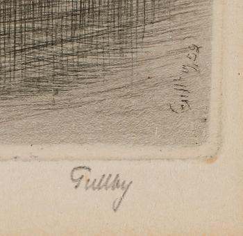 FOLKE GULLBY, etsning, signerad och numrerad 70/310.