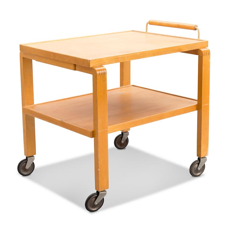Alvar Aalto, A 1940s '99' tea trolley for  O.Y. Huonekalu- ja Rakennustyötehdas A.B. Finland.