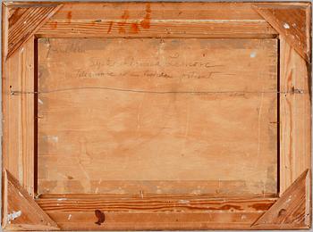 AGNES CLEVE, olja på pannå. Sign o dat -45.