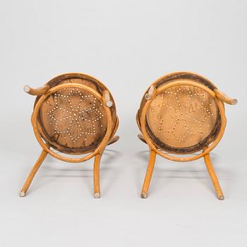 Stolar, 4 st, Jacob & Josef Kohn, Wien sekelskiftet 1800/1900.