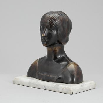 SKULPTUR, bons, okänd konstnär, ej signerad, 1900-tal.