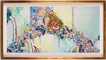 Takashi Murakami, "A picture of the Blessed Lion who stares at Death".
