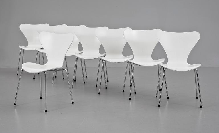 STOLAR, 8st. "Sjuan", Arne Jacobsen, Fritz Hansen.