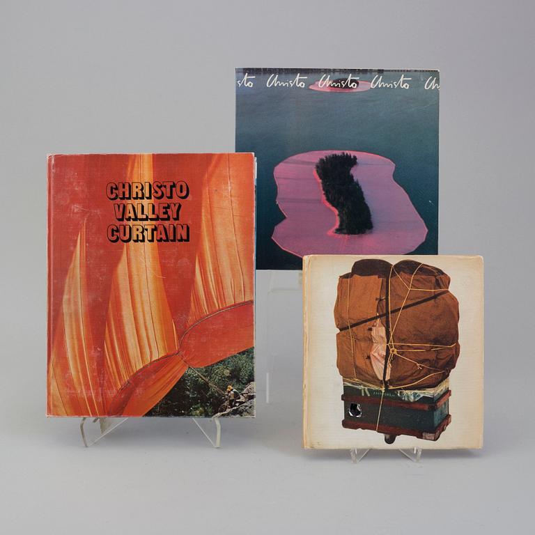 Three books about Christo, later part of the 20th century.