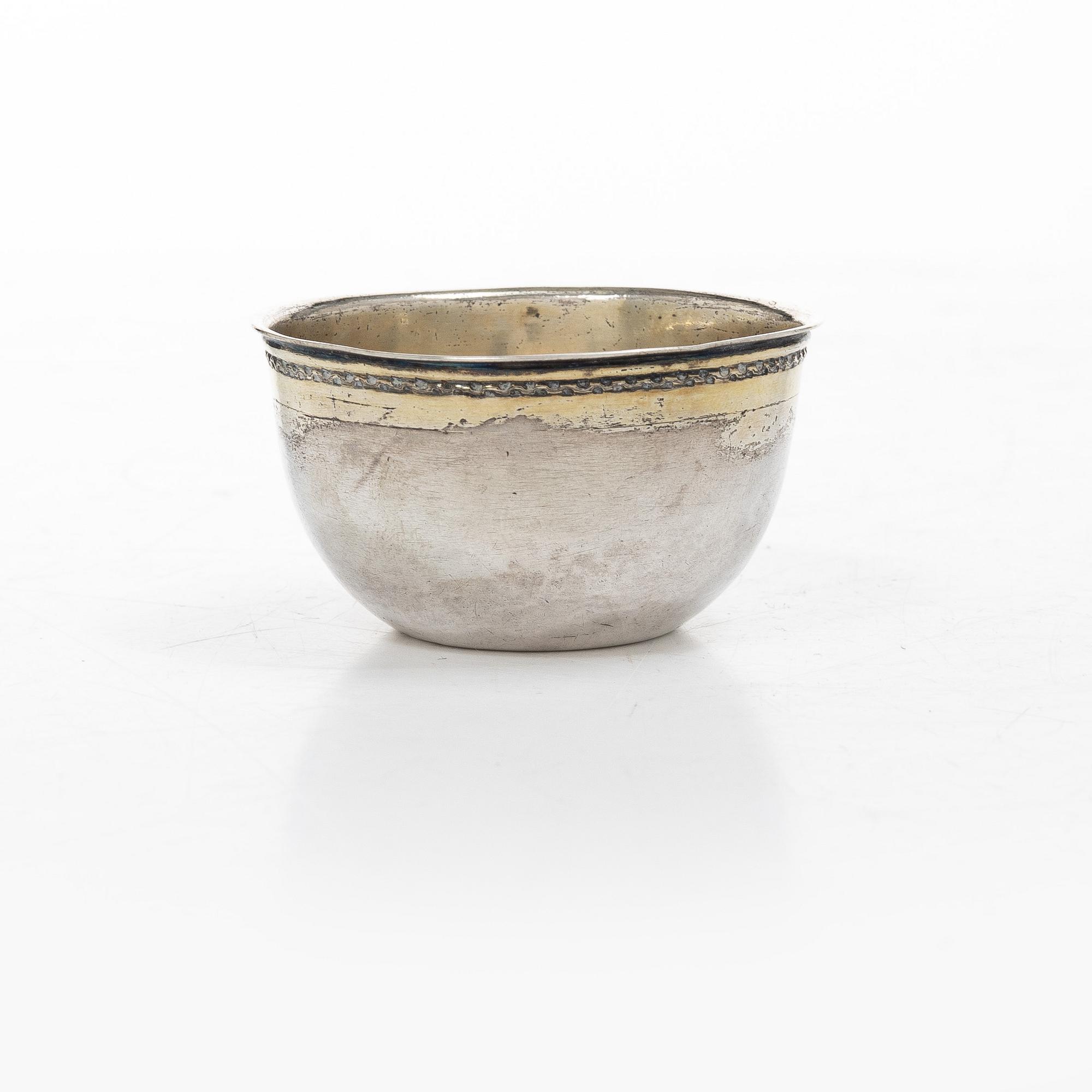A Swedish silver tumbler, mark of Lorenz Swan, Nyköping (active 1749-1761 (62)).