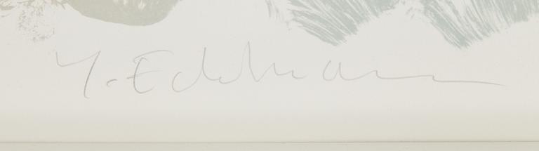 YRJÖ EDELMANN, a print, signed and numbered 100/150.