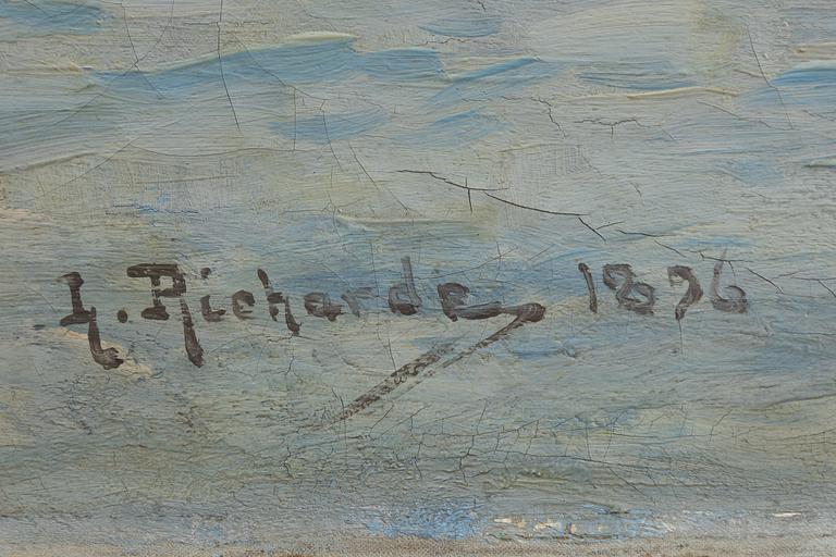 Ludvig Richarde, Skepp på öppet hav.