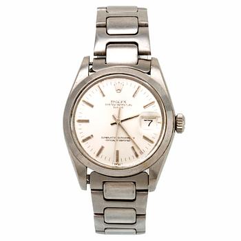 Rolex, Oyster Perpetual, Date, Chronometer, armbandsur, 34,5 mm.
