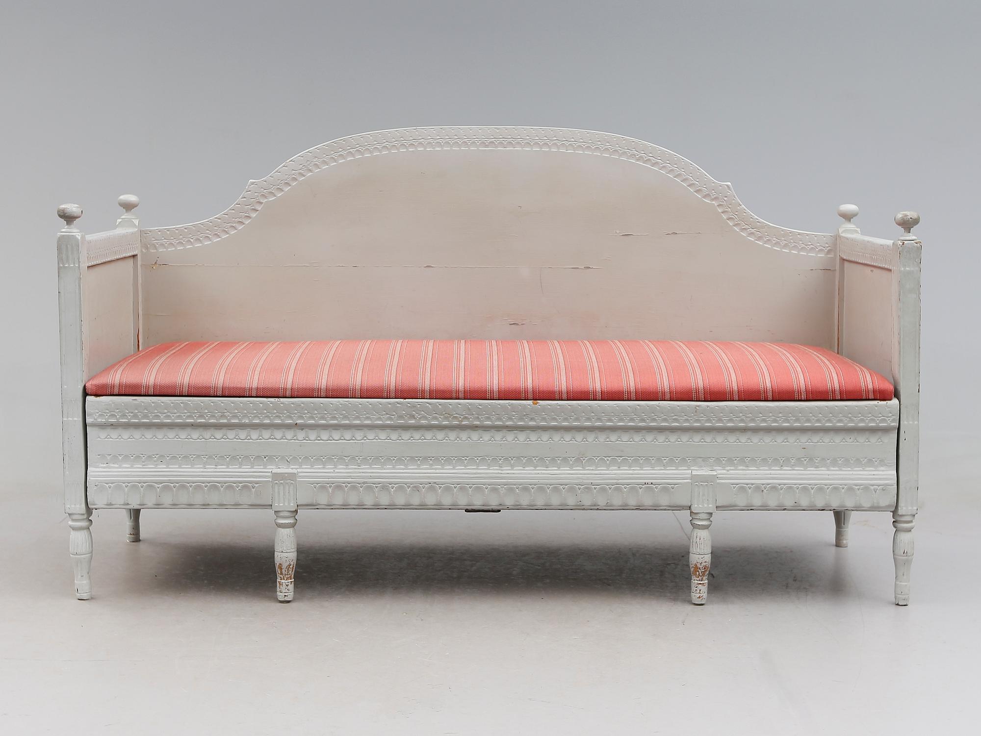 SOFFA, gustaviansk, 1700-talets slut.