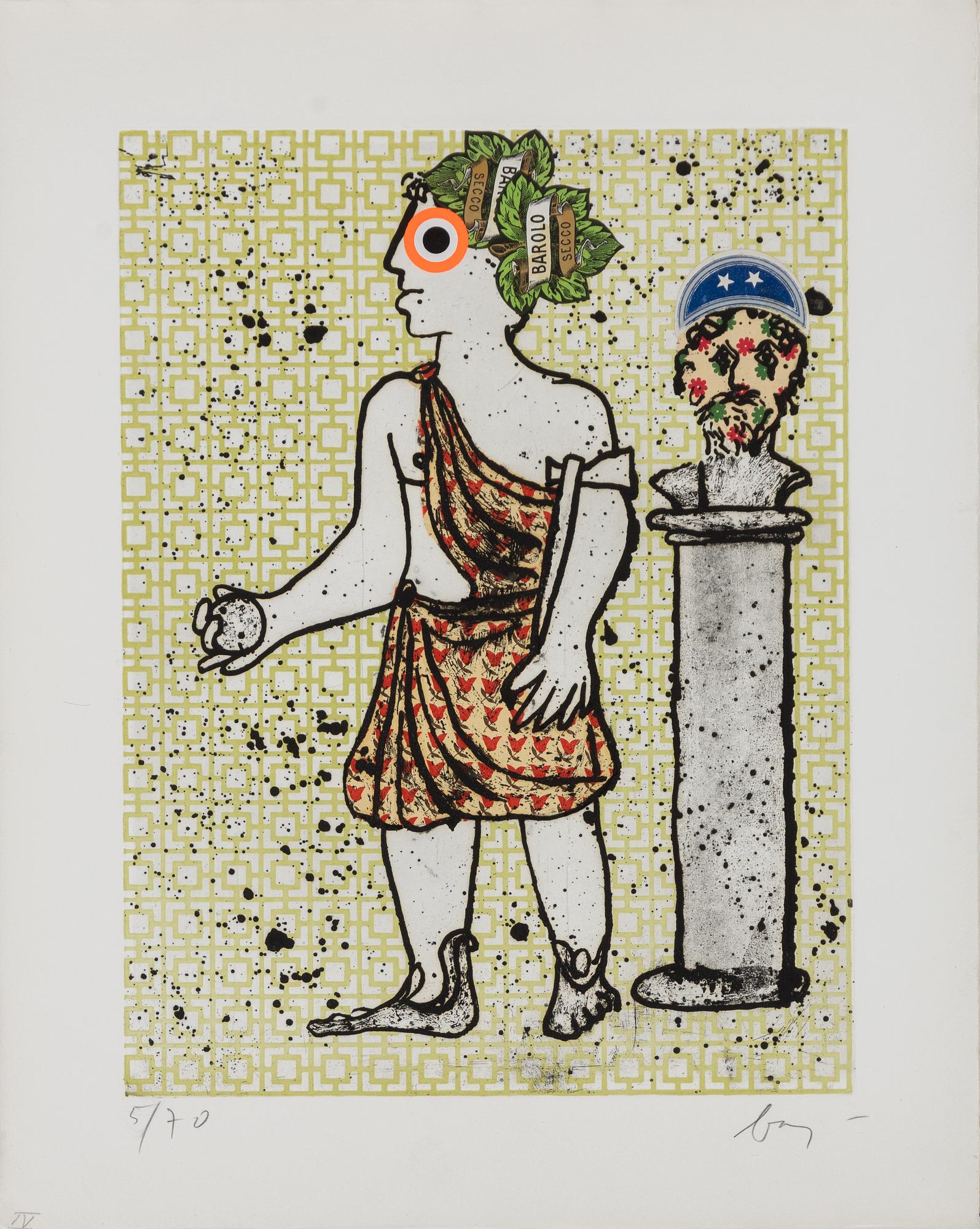 Enrico Baj, "Imperatores Romani".