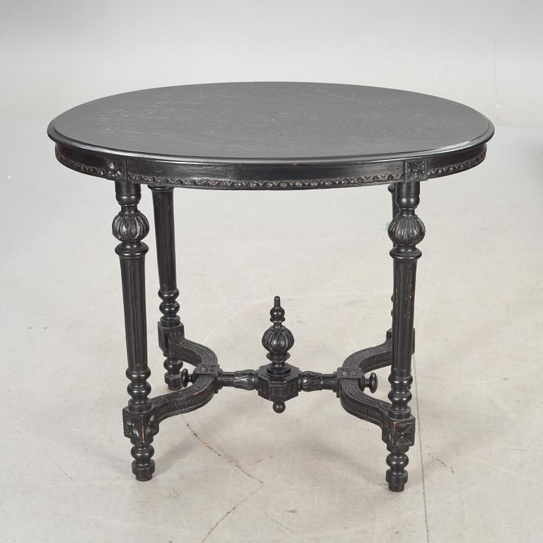 SALONGSMÖBEL, 8 delar, nyrenässans, Finland, 1800/1900-tal.