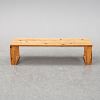 A pine bench, second half f the 20th century.