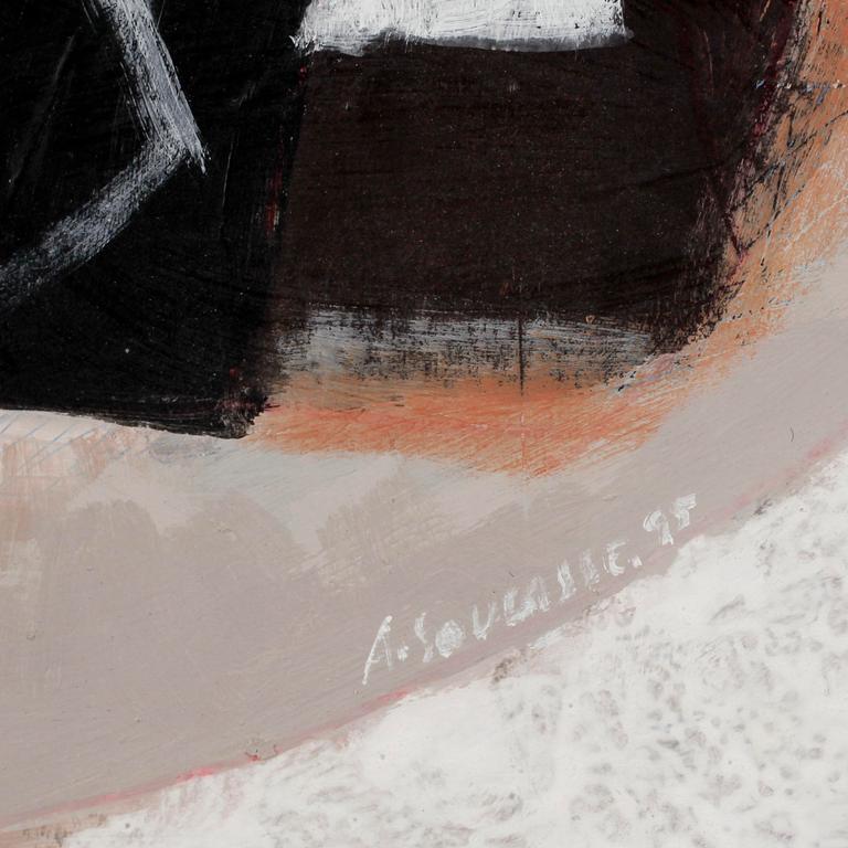 ALAIN SOUCASSE, blandteknik, sign o dat -95.