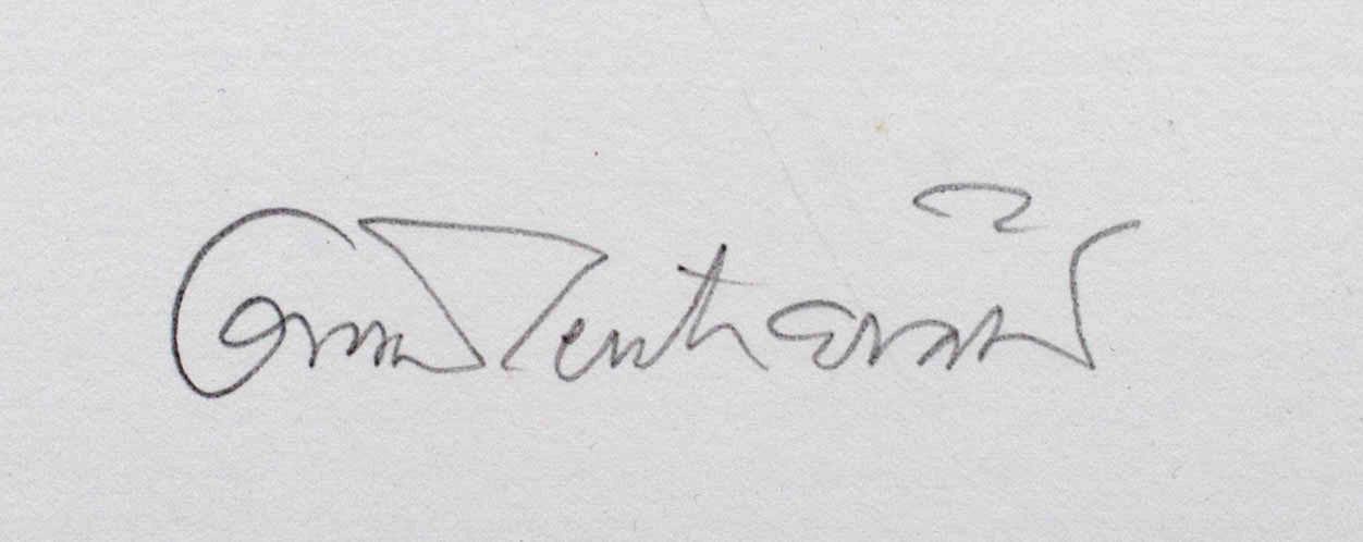 OSCAR REUTERSVÄRD, färglitografi signerad och numrerad 90/190.