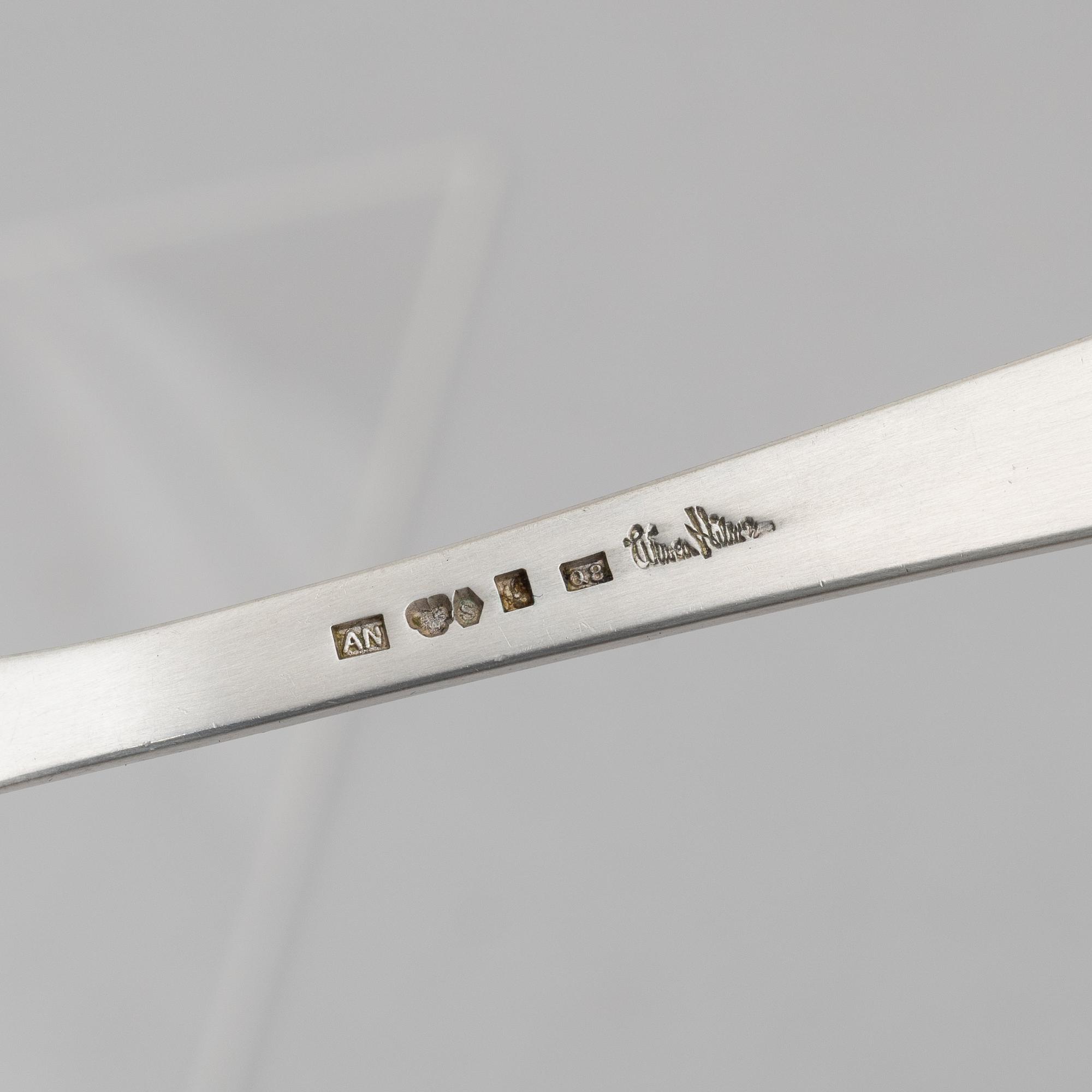 Wiwen Nilsson, serving spoon, silver, Anders Nilsson, Lund 1942.