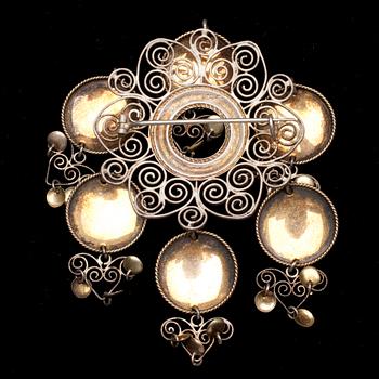 SÖLJA, silver, Lappland Norge, 1900-tal. Vikt 20,6 g.