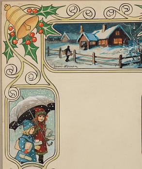 Jenny Nyström, Jultidningsillustration.