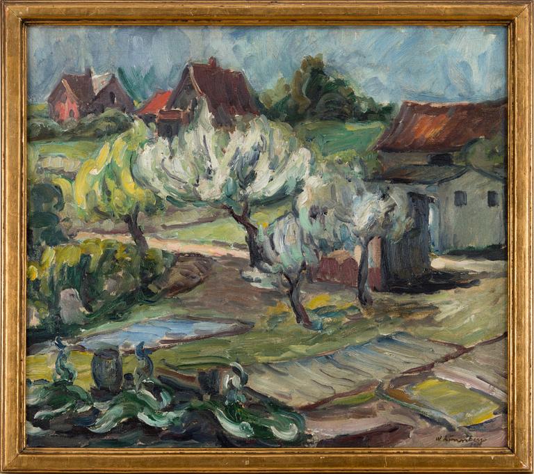 WILLIAM LÖNNBERG, BLOOMING TREES.