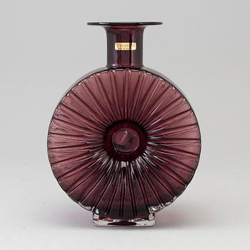 A glass 'Solflaska' bottle by Helena Tynell, Riihimäen Lasi Oy.