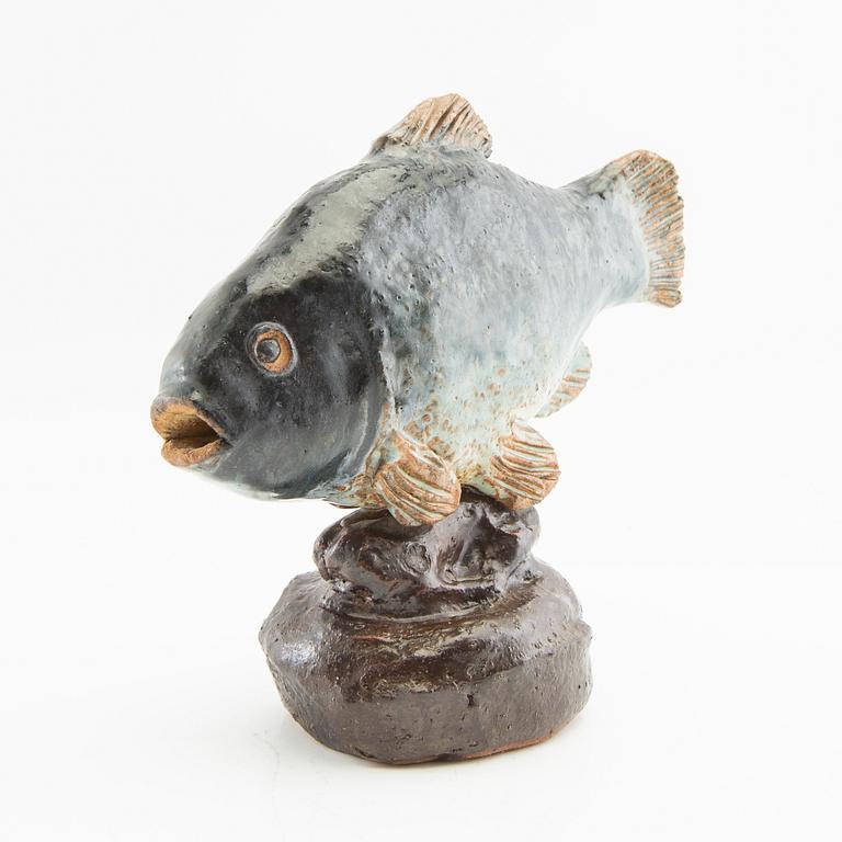 Gunnar Hansson, sculpture, fish.
