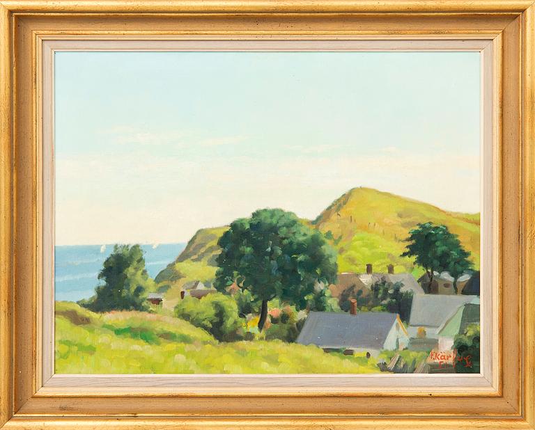 Fritz Kärfve, Kåseberga by.