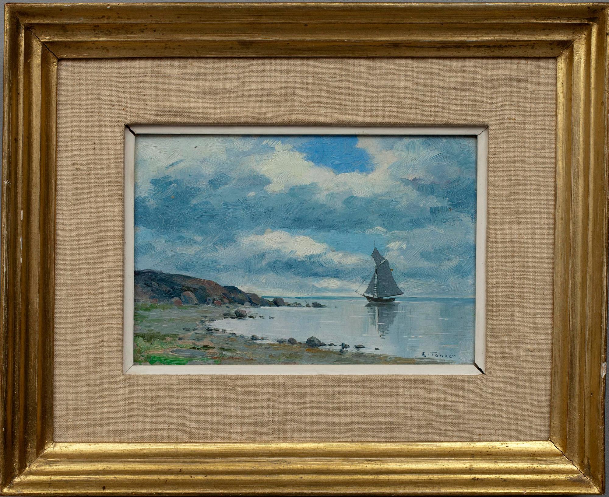 EINO TANNER, olja på skiva, sign.