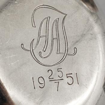 PARTI SILVER, 24 delar, 1900-tal, vikt 600 gram .