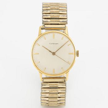 Cortébert, armbandsur, 18K guld, 34 mm.