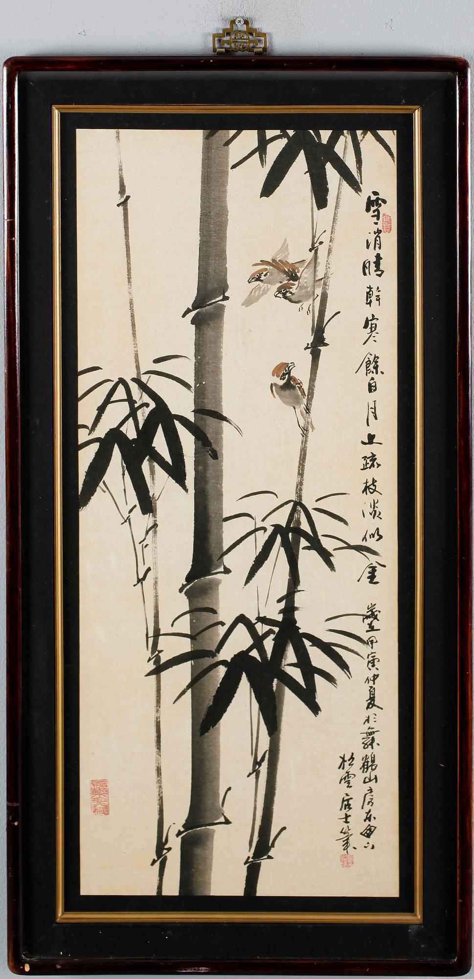 OKÄND KONSTNÄR, tusch, sannolikt Japan, 1900-tal.