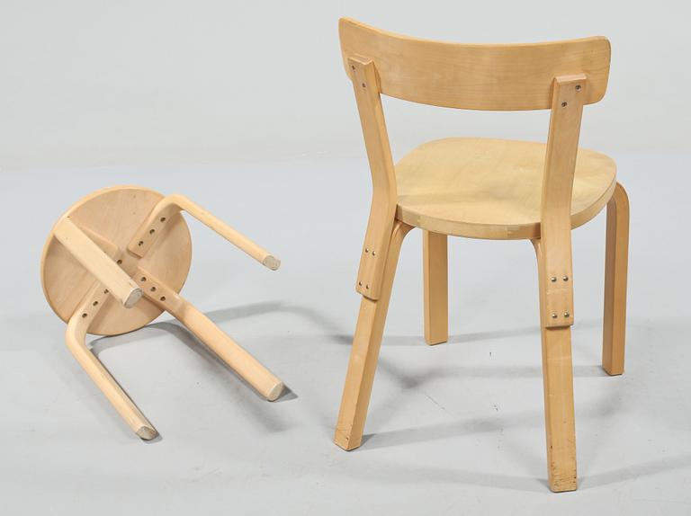 STOL samt PALL, bla Alvar Aalto, Artek, 1900-talets andra hälft.