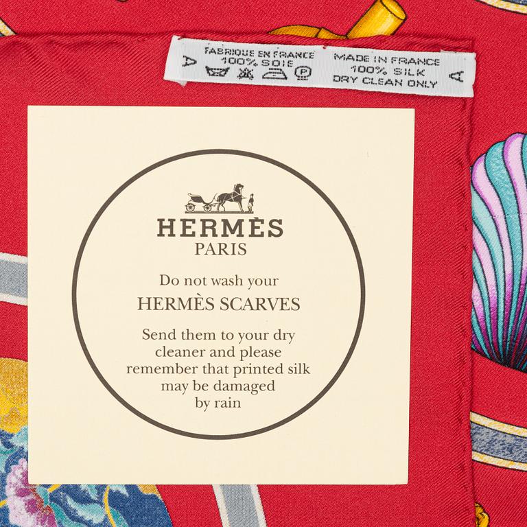 Hermès, scarf, "Qu'importe le flacon".