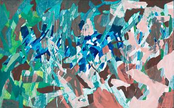 KARL AXEL PEHRSON. Akryl på duk uppfäst på pannå. Sign K.A. Pehrson o dat 1960.