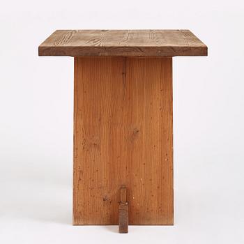 Axel Einar Hjorth, a rare sized pine 'Lovö' console table, Nordiska Kompaniet, Sweden 1930s.