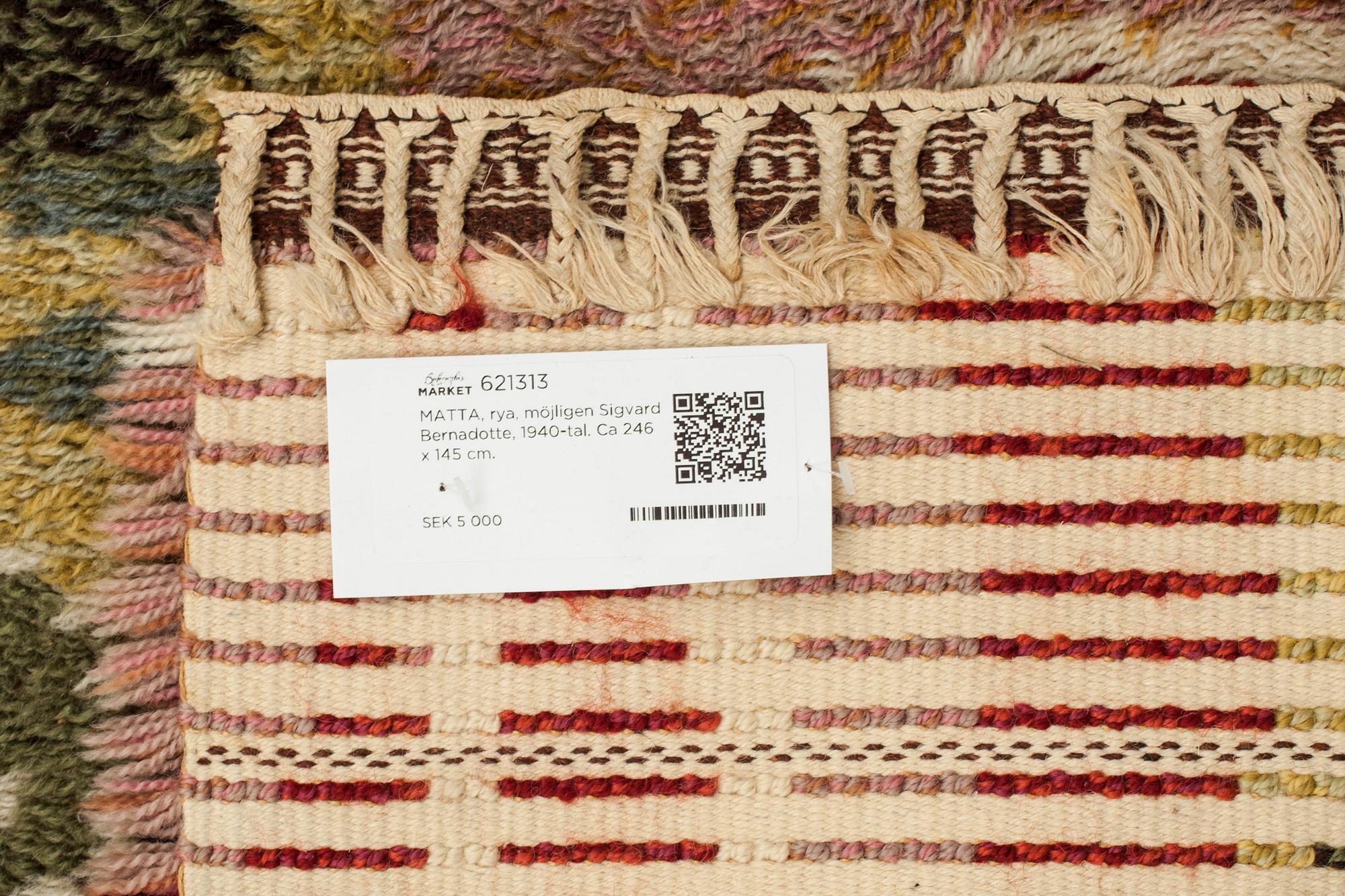 MATTA, rya, 1940-tal. Ca 246 x 145 cm.